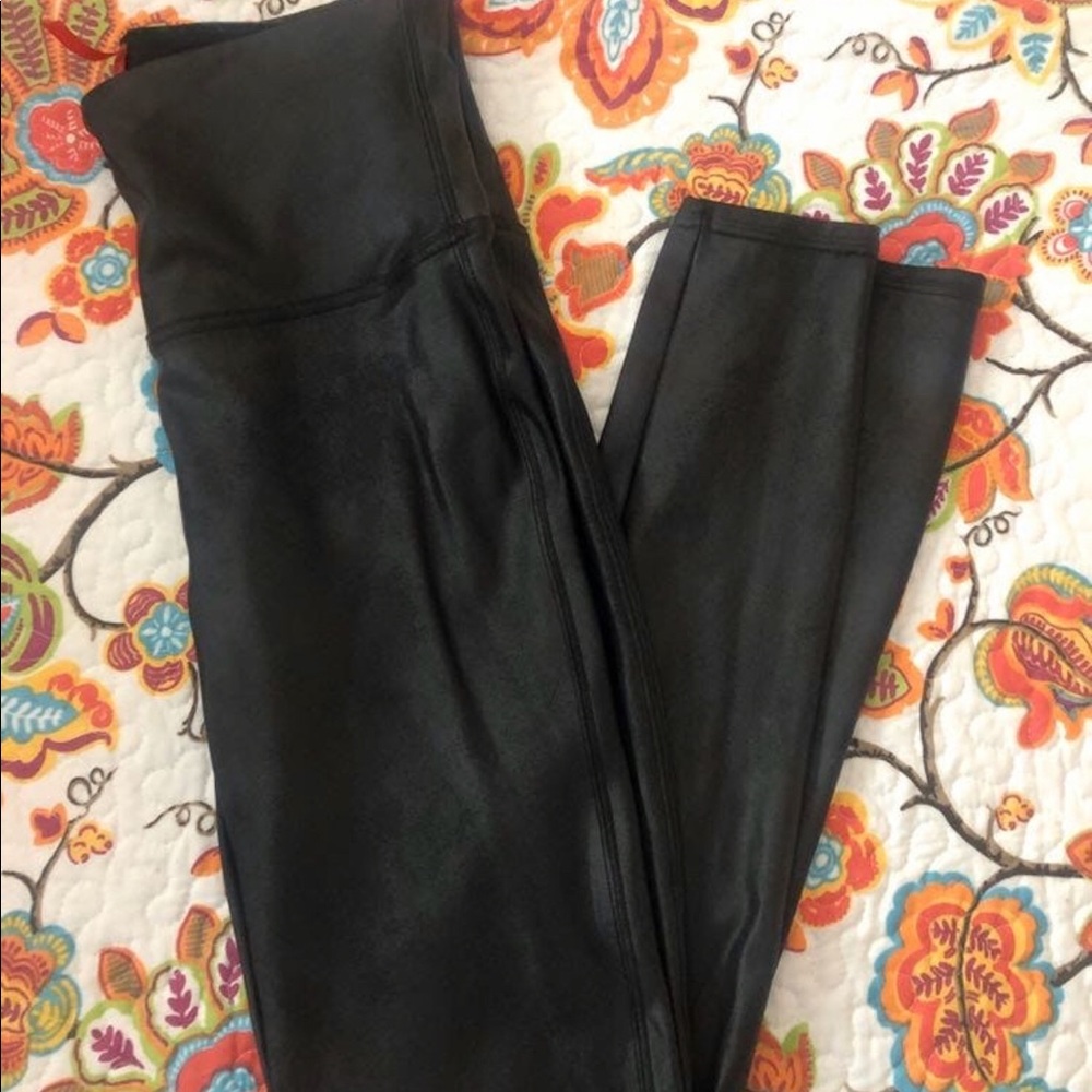 Spanx Leather Leggings